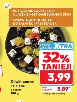 Kaufland Oliwki czarne i zielone z serem oferta