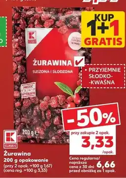 Kaufland Żurawina K-Classic oferta
