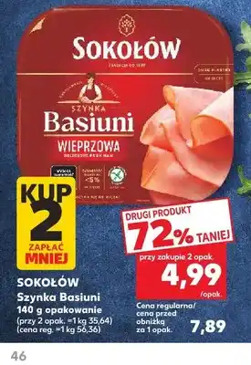 Kaufland Szynka Basiuni Sokołów oferta