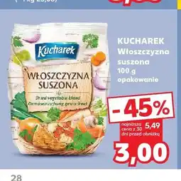Kaufland Włoszczyzna suszona Kucharek oferta
