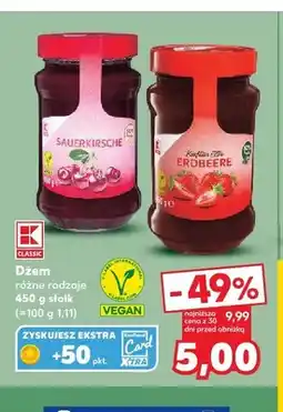 Kaufland Dżem truskawkowy K-Classic oferta