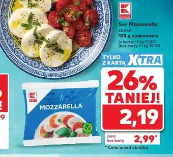 Kaufland Ser Mozzarella classic K-Classic oferta