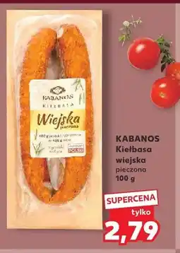 Kaufland Kiełbasa wiejska pieczona Kabanos oferta
