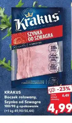 Kaufland Boczek rolowany Krakus oferta