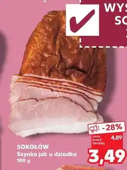 Kaufland Szynka jak u dziadka Sokołów oferta