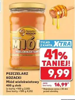 Kaufland Miód wielokwiatowy Pszczelarz Kozacki oferta