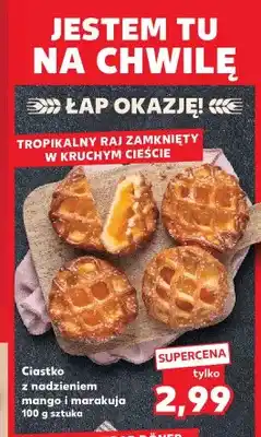 Kaufland Ciastko z nadzieniem mango i marakuja oferta