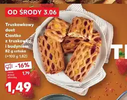 Kaufland Truskawkowy duet Ciastko z truskawką i budyniem oferta