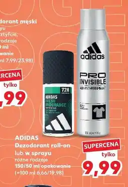 Kaufland Dezodorant roll-on ADIDAS Fresh Endurance oferta