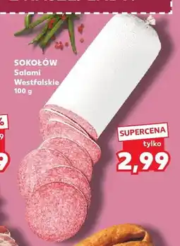 Kaufland Salami Westfalskie Sokołów oferta