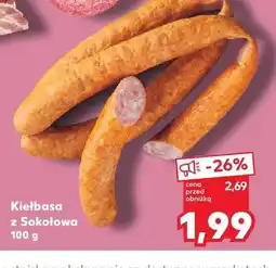 Kaufland Kiełbasa z Sokołowa oferta