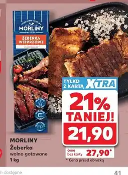 Kaufland Żeberka wolno gotowane Morliny oferta