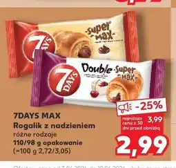 Kaufland Rogalik z nadzieniem 7DAYS MAX oferta