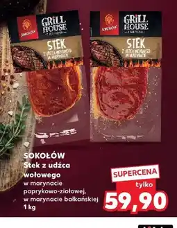 Kaufland Stek z udźca wołowego w marynacie paprykowo-ziołowej Sokołów oferta