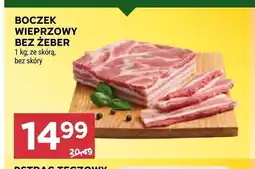 Stokrotka Boczek wieprzowy bez żeber ze skórą bez skóry oferta