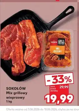 Kaufland Mix grillowy wieprzowy Sokołów oferta