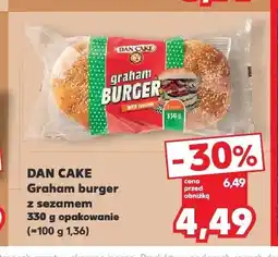 Kaufland Graham burger z sezamem DAN CAKE oferta