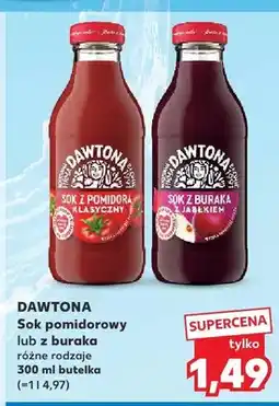 Kaufland Sok z pomidora Dawtona klasyczny oferta