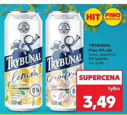 Kaufland Piwo bezalkoholowe Trybunał Lemon oferta