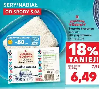 Kaufland Twaróg krajanka półtłusty Stąd takie Dobre! oferta