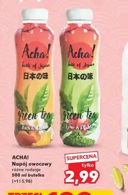 Kaufland Napój owocowy Acha! Peach & Jasmine oferta