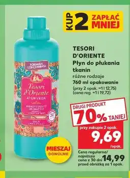 Kaufland Płyn do płukania tkanin Tesori d'Oriente oferta