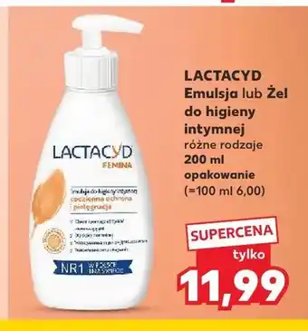 Kaufland Emulsja do higieny intymnej Lactacyd oferta