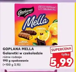 Kaufland Galaretki w czekoladzie Goplana Mella oferta