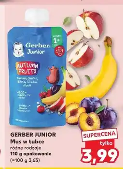 Kaufland Mus w tubce GERBER JUNIOR Autumn Fruits oferta