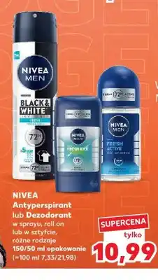 Kaufland Antyperspirant w sprayu NIVEA Men Black & White oferta