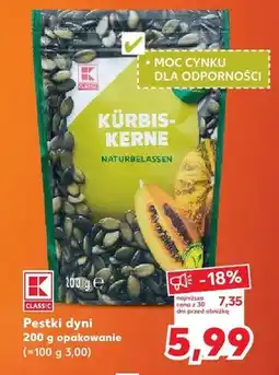 Kaufland Pestki dyni K-Classic oferta