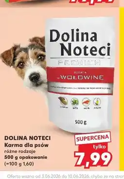 Kaufland Karma dla psów Dolina Noteci Premium z wołowiną oferta