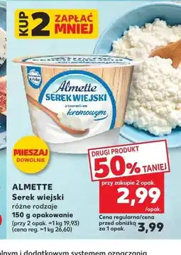 Kaufland Serek wiejski z twarożkiem kremowym Almette oferta
