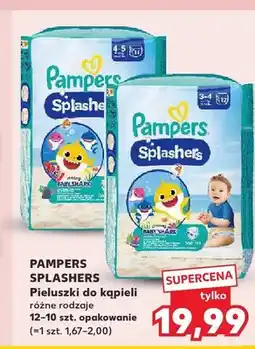 Kaufland Pieluszki do kąpieli PAMPERS SPLASHERS 4-5 oferta