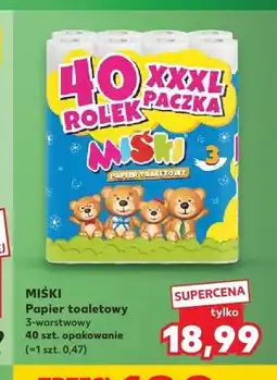 Kaufland Papier toaletowy Miśki 3-warstwowy oferta