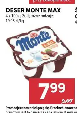 Stokrotka Deser Monte Max 4-pak oferta