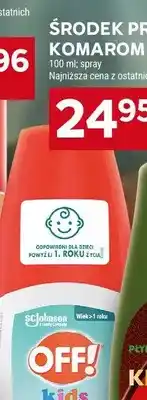 Stokrotka Środek przeciw komarom OFF! Kids spray oferta