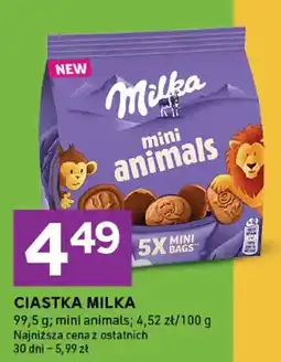 Stokrotka Ciastka Milka mini animals oferta