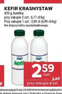 Stokrotka Kefir Krasnystaw butelka oferta