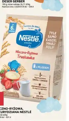Stokrotka Kaszka mleczno-ryżowa truskawka Nestlé oferta
