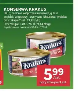 Stokrotka Konserwa Krakus gulasz angielski wieprzowy oferta