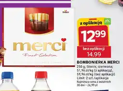 Stokrotka Bombonierka Merci czerwona oferta