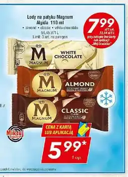 Lewiatan Lody na patyku Magnum Algida almond oferta