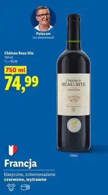 Lidl Wino Château Beau-Site oferta