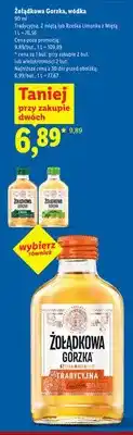 Lidl Wódka Żołądkowa Gorzka Tradycyjna oferta