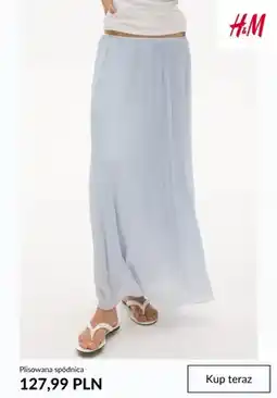 H&M Plisowana spódnica H&M oferta