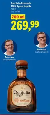 Lidl Tequila Don Julio Reposado 100% Agave oferta