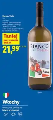 Lidl Wino Bianco d'Italia białe wytrawne oferta