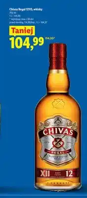 Lidl Whisky Chivas Regal 12YO oferta