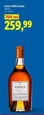 Lidl Koniak Godet VSOP oferta